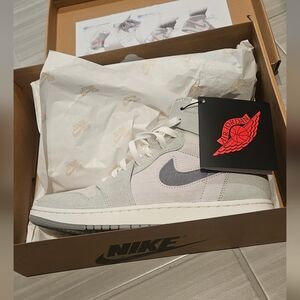 Nike Air Jordan Gray and White Sneakers